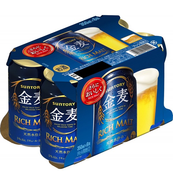 Suntory Kinmugi Rich Malt 35cl X6