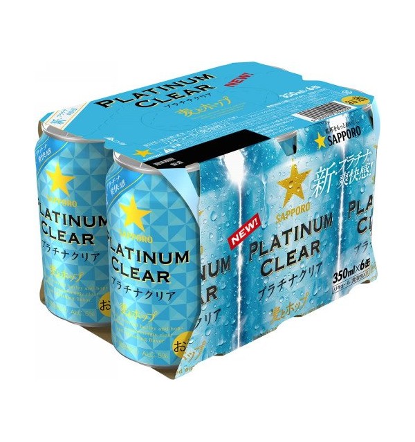 Sapporo Mugi to Hop Platinum Clear 35cl X6